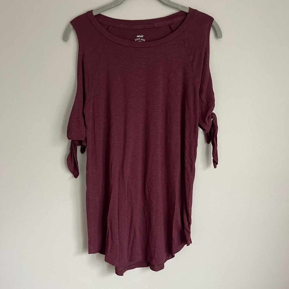 Aerie Cold Shoulder Top